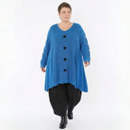 Oversize Strick Shirt A-Form mit Cut-Out Löchern Destroyed Look AKH Premium bei Modeare Damenmode große Größen