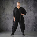 Ballon Hose aus Tencel Popeline Sommer Lagenlook mit Taschen AKH Premium exklusiv bei Modeare entdecken und kombinieren