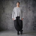 AKH Premium Crash Big Shirt aus Popeline Oversize Sommer Damenmode - Modeare Frankreich Lagenlook luftig leicht