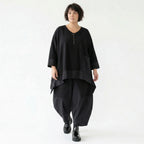 Ballon Hose Jacquard Weich fallende Ballonhose mit Memory Taft und Stretch Molton für Oversize Look und Komfort AKH Premium Modeare jetzt