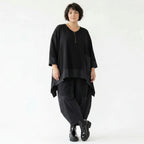 Ballon Hose Jacquard Weich fallende Ballonhose mit Memory Taft und Stretch Molton für Oversize Look und Komfort AKH Premium Modeare jetzt