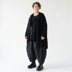 Oversize Strickjacke A Form aus Baumwolle mit Destroyed Optik von AKH Premium bei Modeare Lagenlook Avantgarde Damenjacke