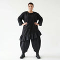 Asymmetrisches Oversize Shirt schwarz aus Jacquard und Memory Taft für Damenstyles von AKH Premium bei Modeare entdecken