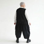 Oversize Strick Tunika mit Tüllsaum aus Baumwolle AKH Premium bei Modeare A Form Lagenlook Damenmode in Schwarz