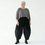 Oversize Feinstrick Überwurf kastig Lagenlook stretch weich AKH Premium Modeare Damenmode Avantgarde Übergang bequem modern