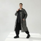 Oversize-Wintermantel aus Lederimitat mit Tunnelzug – warm, dehnbar & stylish | AKH Premium bei Modeare