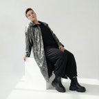 Oversize-Wintermantel aus Lederimitat mit Tunnelzug – warm, dehnbar & stylish | AKH Premium bei Modeare