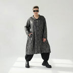 Oversize Mantel Metallic Struktur warm für Winter von AKH Premium – Avantgarde Damenmode bei Modeare, edel & flexibel kombinierbar