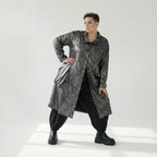 Oversize Mantel Metallic Struktur warm für Winter von AKH Premium – Avantgarde Damenmode bei Modeare, edel & flexibel kombinierbar
