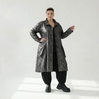 Oversize Mantel Metallic Struktur warm für Winter von AKH Premium – Avantgarde Damenmode bei Modeare, edel & flexibel kombinierbar