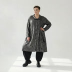 Oversize Mantel Metallic Struktur warm für Winter von AKH Premium – Avantgarde Damenmode bei Modeare, edel & flexibel kombinierbar