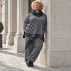 Jerseyhose mit elastischem Bund aus weichem Stretchstoff im geraden Komfortschnitt